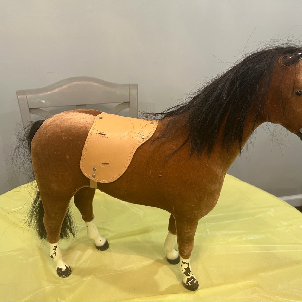 American Girl Brown Toy Horse with Black Mane
